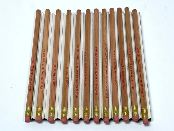 Jenny Holzer / Survival Series (Pencils)