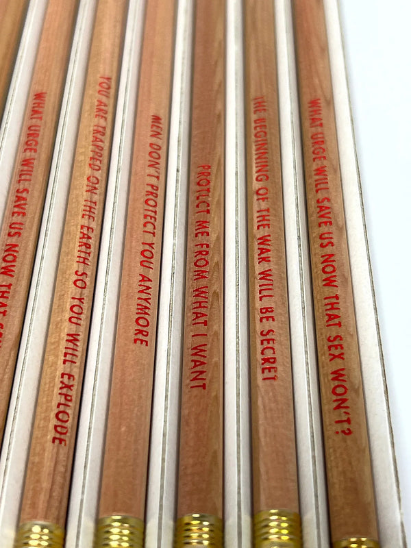 Jenny Holzer / Survival Series (Pencils)