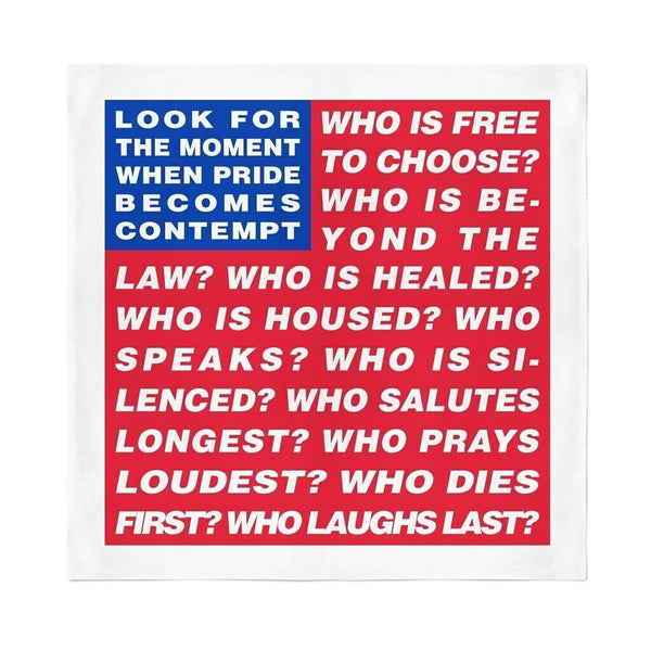 Barbara Kruger, Untitled (flag)