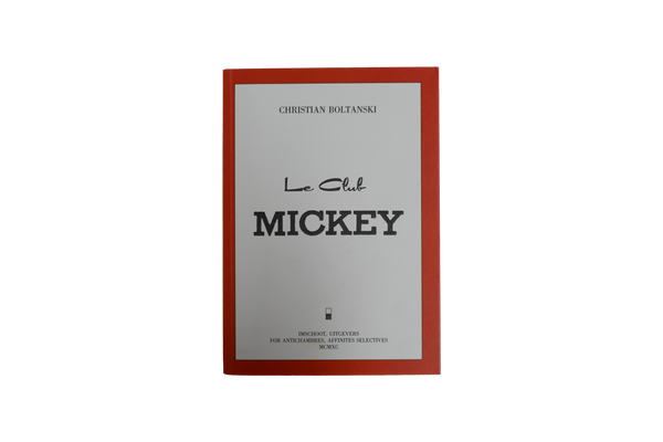 Christian Boltanski, Le Club Mickey book