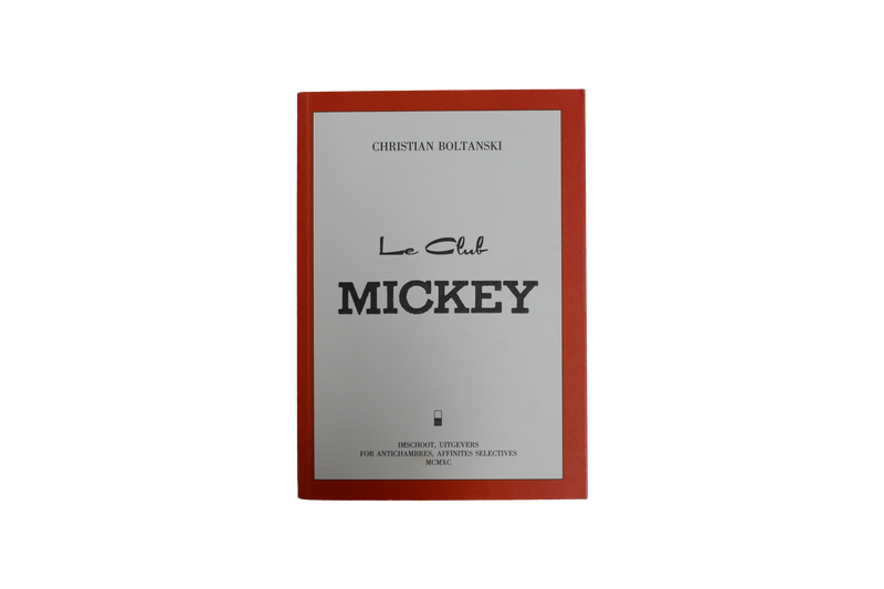 Christian Boltanski, Le Club Mickey book