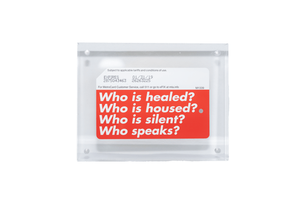 Barbara Kruger - NY MetroCard