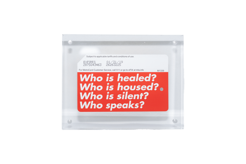 Barbara Kruger - NY MetroCard