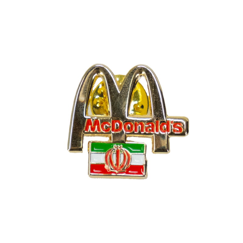 Ryts Monet - "McDonald's Restaurant best employee of the month" pin; Teheran, Iran