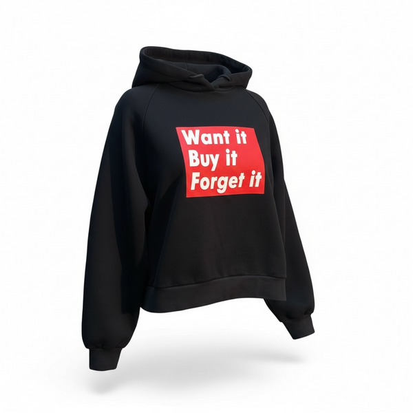 Barbara Kruger, Untitled (The Drop), Hoodie (English)