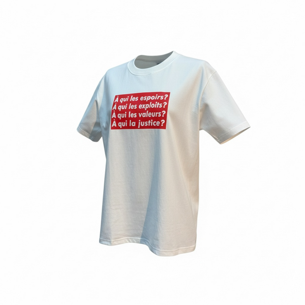 Barbara Kruger, Untitled (The Drop), T-shirt (French)