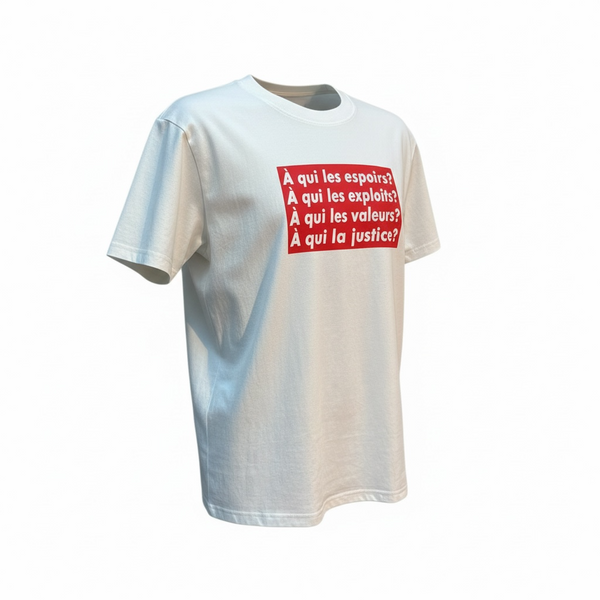 Barbara Kruger, Untitled (The Drop), T-shirt (French)