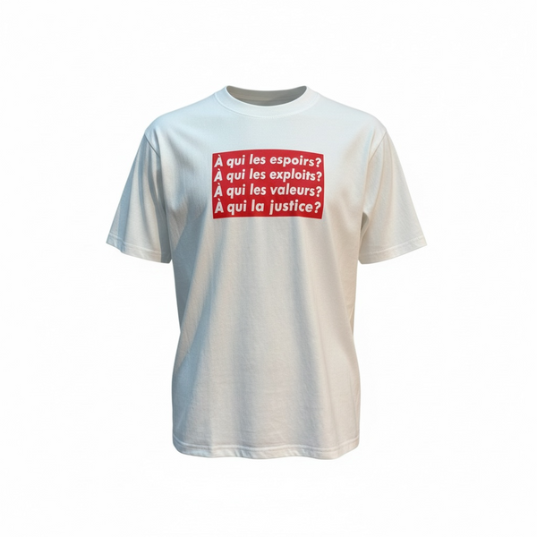 Barbara Kruger, Untitled (The Drop), T-shirt (French)