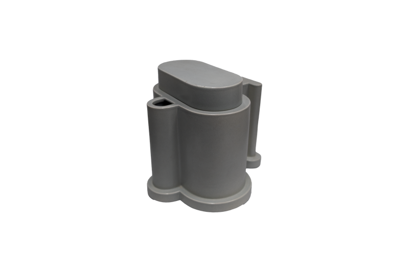 Ettore Sottsass, grey ceramic