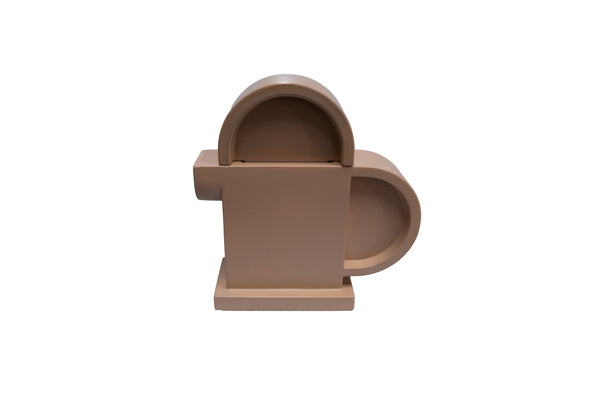 Ettore Sottsass, beige ceramic