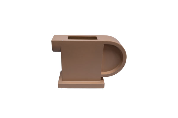 Ettore Sottsass, beige ceramic
