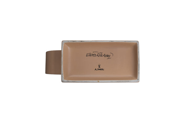 Ettore Sottsass, beige ceramic