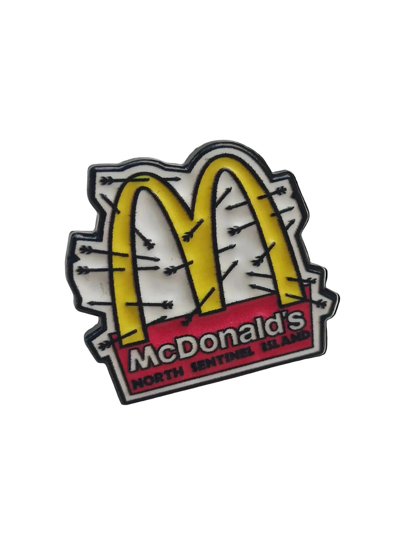 Ryts Monet - "McDonald's Restaurant best employee of the month" pin; North Sentinel Island