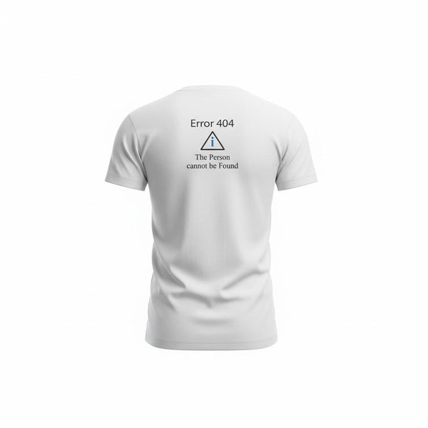 ITEM IDEM white T-shirt "Error 404"