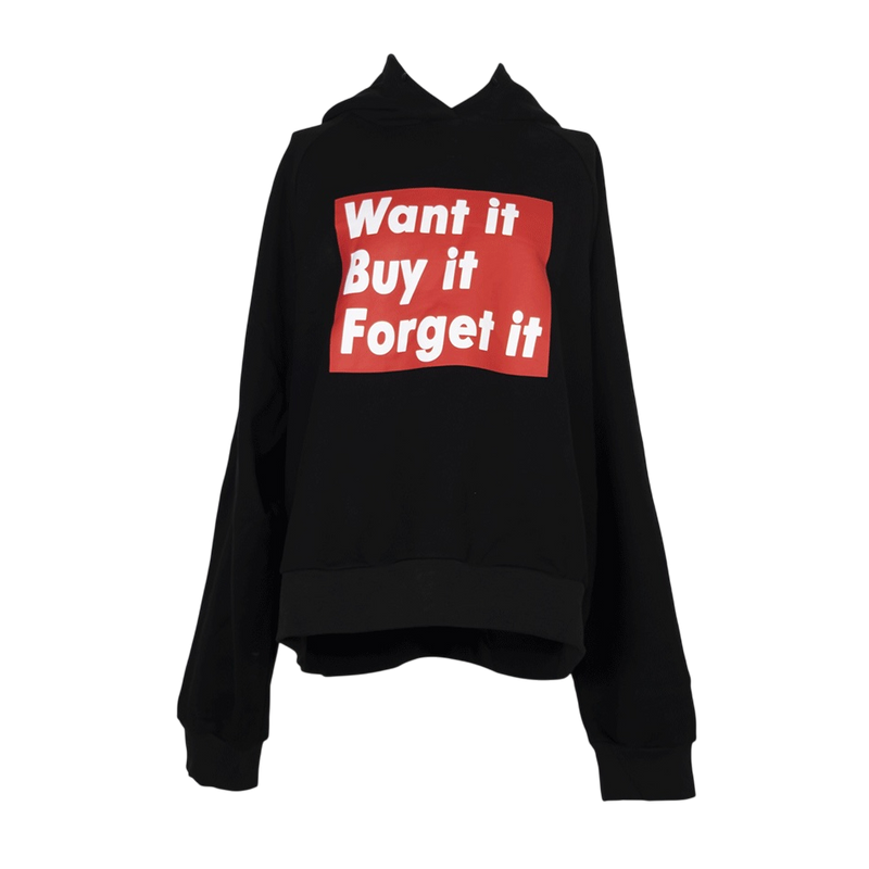 Barbara Kruger, Untitled (The Drop), Hoodie (English)