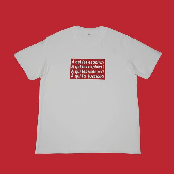 Barbara Kruger, Untitled (The Drop), T-shirt (French)