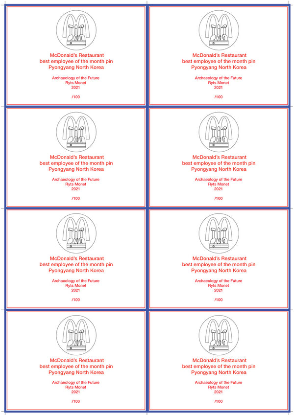 Ryts Monet - "McDonald's Restaurant best employee of the month" Pyongyang, North Korea