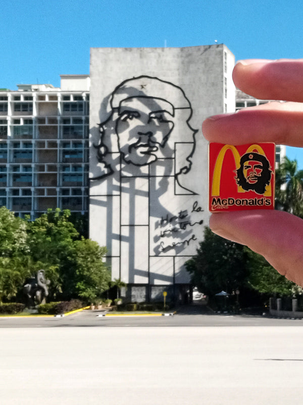 Ryts Monet - "McDonald's Restaurant best employee of the month" pin; Havana, Cuba