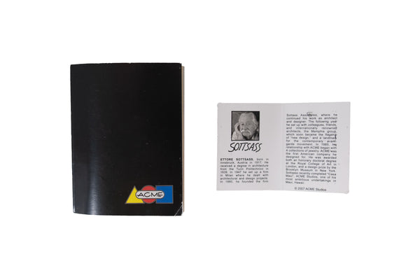 Ettore Sottsass x Acme - Magnetic cap pens